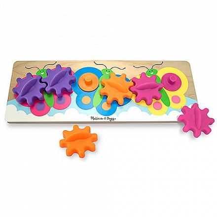 Развивающая игрушка Бабочки с шестеренками из серии "Классические игрушки" 